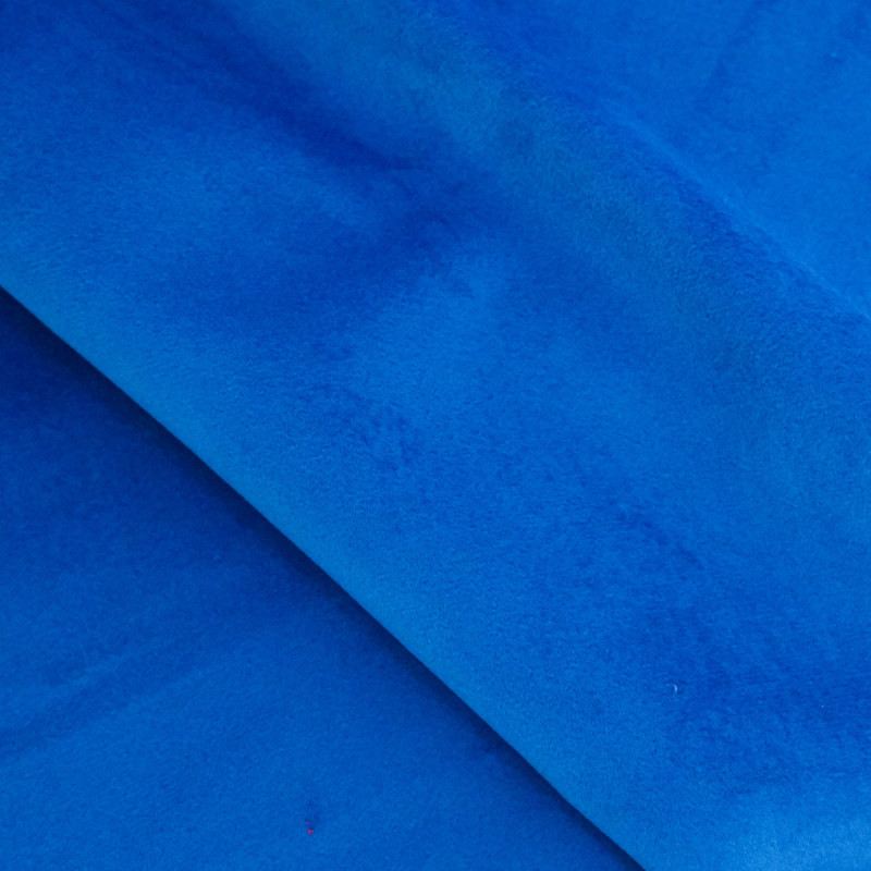 Velours Lisse Epais Rouge Foncé - Maison Klem