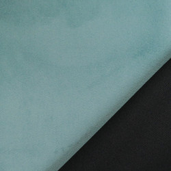 Velours Lisse Epais Sauge Elise - Maison Klem