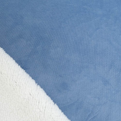 Velours Lisse Epais Rouge Foncé - Maison Klem