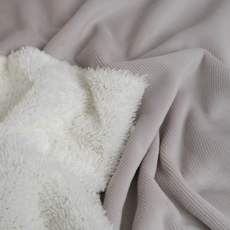 Velours Lisse Epais Rouge Foncé - Maison Klem