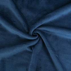 Velours Teddy Bleu Envers Sherpa - Maison Klem