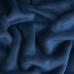 Velours Teddy Bleu Envers Sherpa - Maison Klem