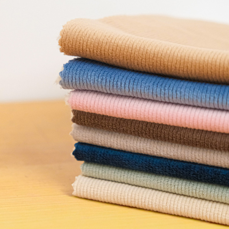 Velours Lisse Epais Rouge Foncé - Maison Klem