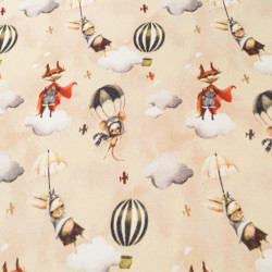 Sweat Imprimé Animaux Explorateurs Envers Doudou - Maison Klem