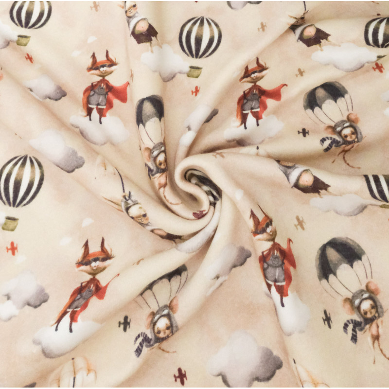 Sweat Imprimé Innia Envers Doudou - Maison Klem