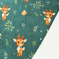 Sweat Imprimé Faon Envers Doudou - Maison Klem