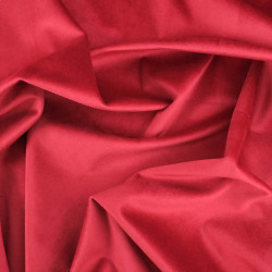Velours Léger Victor Rouge Foncé - Maison Klem