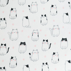 Tissu Jersey de Coton Alba Multicolore - Maison Klem