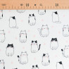 Jersey de Coton Imprimé Club Chat - Maison Klem