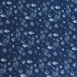 Tissu Jersey de Coton Alba Multicolore - Maison Klem