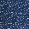 Jersey de Coton Imprimé Spatial Fond Bleu - Maison Klem