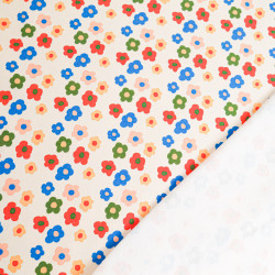 Tissu Jersey de Coton Alba Multicolore - Maison Klem