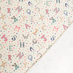 Tissu Jersey de Coton Alba Multicolore - Maison Klem