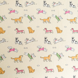 Jersey de Coton Imprimé Club Chien - Maison Klem