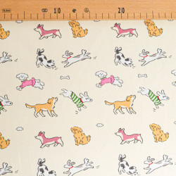 Jersey de Coton Imprimé Club Chien - Maison Klem