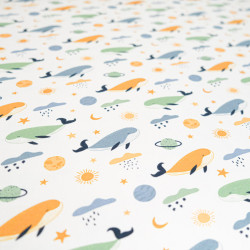 Jersey de Coton Imprimé Club Baleine - Maison Klem