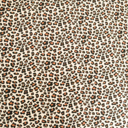 Jersey de Coton Imprimé Léopard - Maison Klem