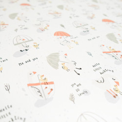 Tissu Jersey de Coton Alba Multicolore - Maison Klem