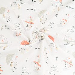 Tissu Jersey de Coton Alba Multicolore - Maison Klem