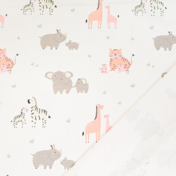 Tissu Jersey de Coton Alba Multicolore - Maison Klem