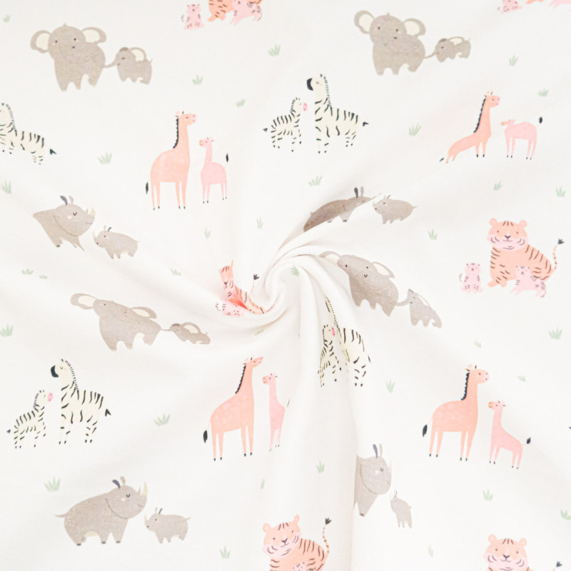 Jersey de Coton Imprimé Jungle Vibes - Maison Klem