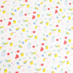 Jersey de Coton Imprimé Frutti - Maison Klem