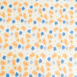Jersey de Coton Imprimé Sweet Flowers - Maison Klem