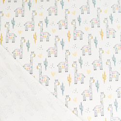 Tissu Jersey de Coton Alba Multicolore - Maison Klem