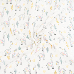 Tissu Jersey de Coton Alba Multicolore - Maison Klem