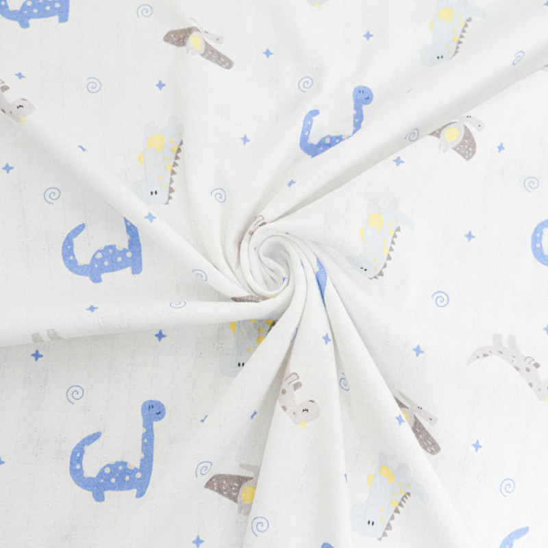 Jersey Ajouré Imprimé Dino Love - Maison Klem