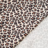 Viscose Imprimé Léopard Fauve - Maison Klem