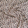 Viscose Imprimé Léopard Fauve - Maison Klem