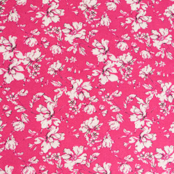 Popeline de Viscose Imprimée Clothilde Orchidée - Maison Klem