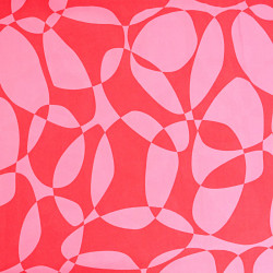 Popeline de Viscose Imprimée Tallia Prune - Maison Klem