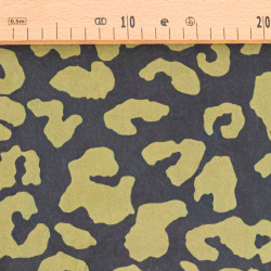 Popeline de Viscose Imprimée Tallia Prune - Maison Klem