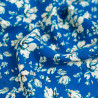 Popeline de Viscose Imprimée Clothilde Bleu - Maison Klem