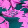 Popeline de Viscose Imprimée Dana Vert Orchidée - Maison Klem