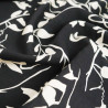 Viscose Mélangée Imprimé Fleur d'Ebene - Maison Klem