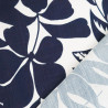 Viscose Mélangée Imprimé Thaia Marine - Maison Klem