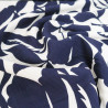 Viscose Mélangée Imprimé Thaia Marine - Maison Klem