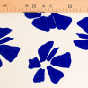 Viscose Mélangée Imprimé Jolia Bleu - Maison Klem