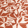 Viscose Mélangée Imprimé Alma Terracotta - Maison Klem