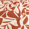 Viscose Mélangée Imprimé Alma Terracotta - Maison Klem