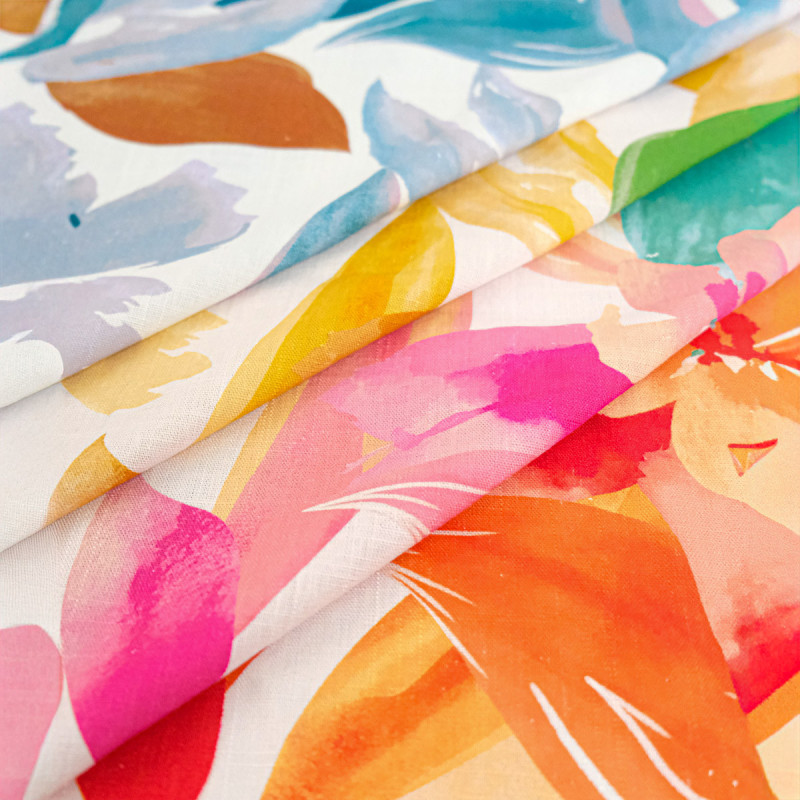 Viscose Lin Imprimée - Maison Klem