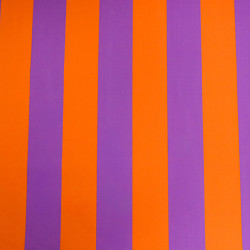 Toile Canvas Rayures Orange et Mauve - Maison Klem