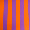 Toile Canvas Rayures Orange et Mauve - Maison Klem