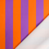 Orange and Purple Striped Canvas - Maison Klem