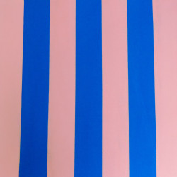 Blue and Pink Striped Canvas - Maison Klem