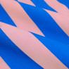 Blue and Pink Striped Canvas - Maison Klem