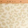 Leopard-Print Canvas with a Natural Beige Background - Maison Klem